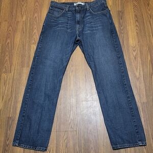 Levi’s Men’s 505 Regular Fit Straight Leg Jeans W36 L32 Dark Wash Classic D4